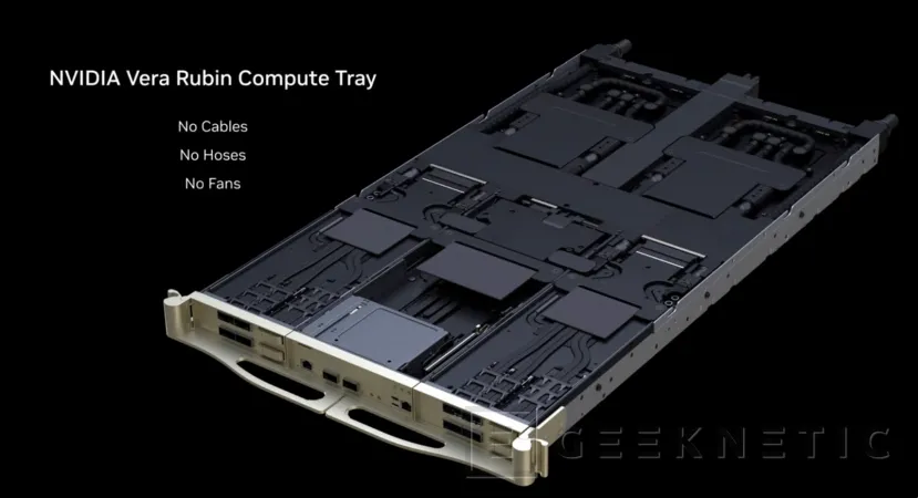 Geeknetic Voici NVIDIA Vera Rubin : performances 5x en matière d'inférence IA et doublement de la puissance du processeur pour une nouvelle génération de supercalculateurs 7