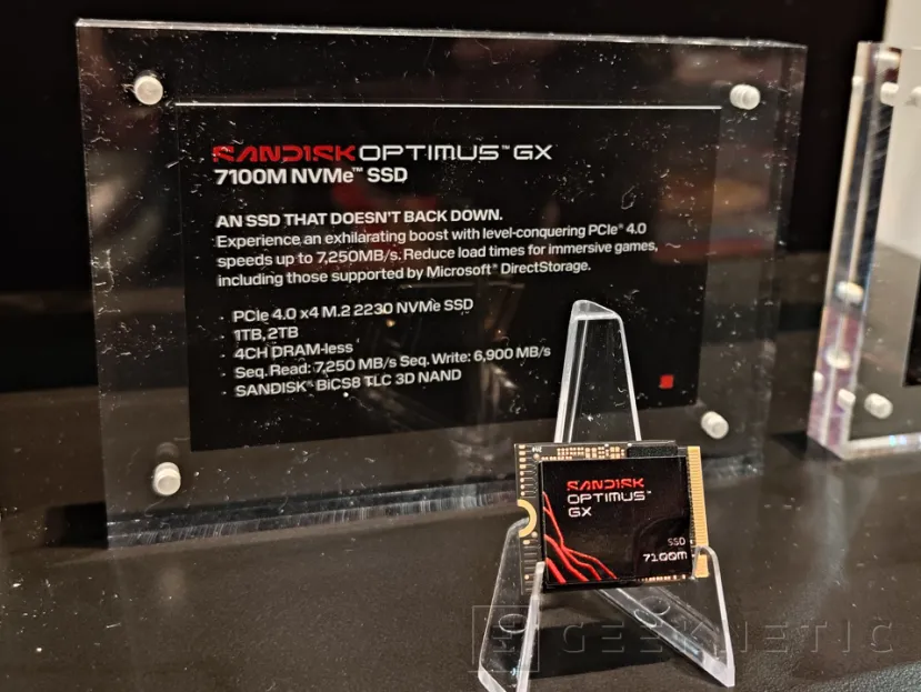 Geeknetic Sandisk restructure son stockage et lance la gamme Optimus : adieu au WD_BLACK et bonjour aux SSD PCIe 5.0 14 Go/s 2