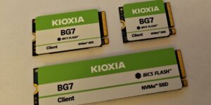 Kioxia a présenté ses disques SSD BG7 destinés aux fabricants de PC