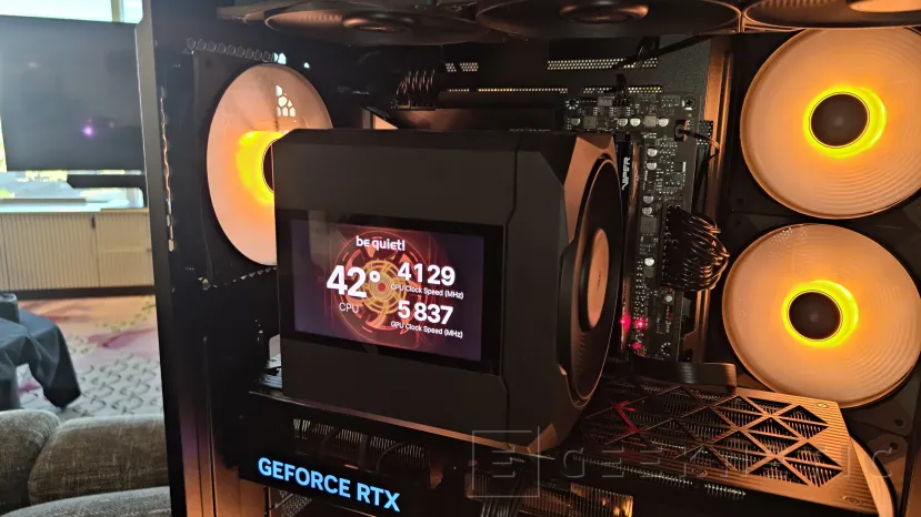 Geeknetic Les dissipateurs thermiques, soyez silencieux ! Dark Rock 6 Series ajoute également un écran 5 LCD