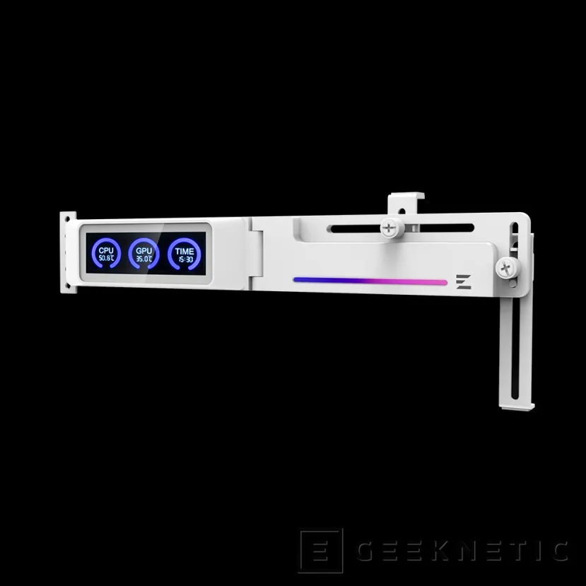 Geeknetic Désormais vous aurez également un écran sur votre support GPU avec ce nouveau modèle ZALMAN 3