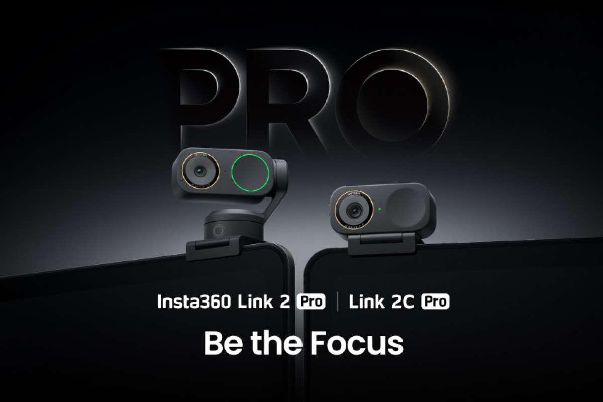 Insta360 lance les Link 2 Pro et Link 2C Pro, deux nouvelles webcams 4K avec de grands capteurs et suivi AI