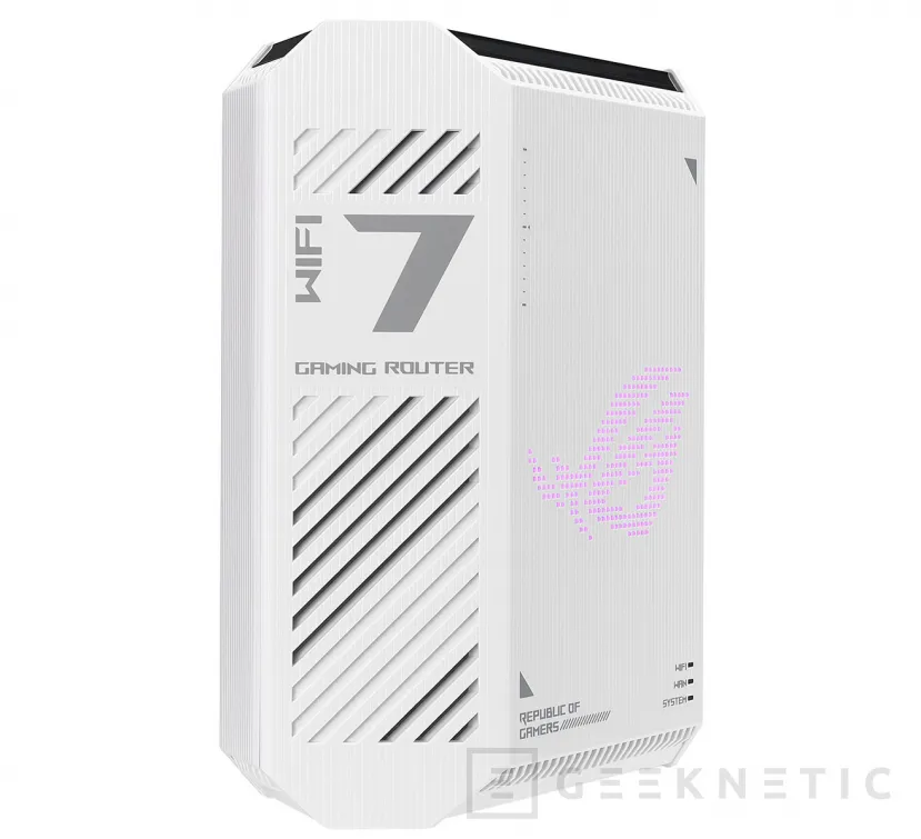 Geeknetic ASUS présente le ROG Strix GS-BE7200 : routeur de jeu WiFi 7 double bande avec LAN 2,5 GbE sur les 3 ports