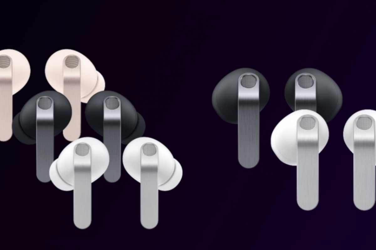 Les Galaxy Buds 4 Pro sont affichés dans les rendus et prévisualisent un changement d'orientation axé sur le logiciel