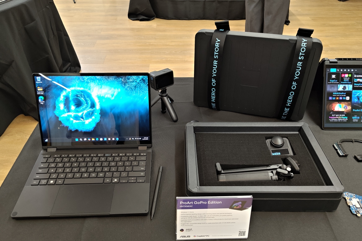 ASUS et GoPro unissent leurs forces au CES 2026 : c'est l'ordinateur portable convertible conçu pour créer en déplacement