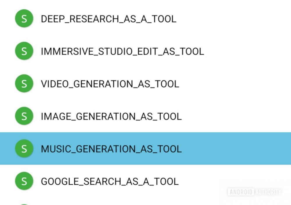 Google App v17.2.51 - Références de l'outil de génération de musique AA