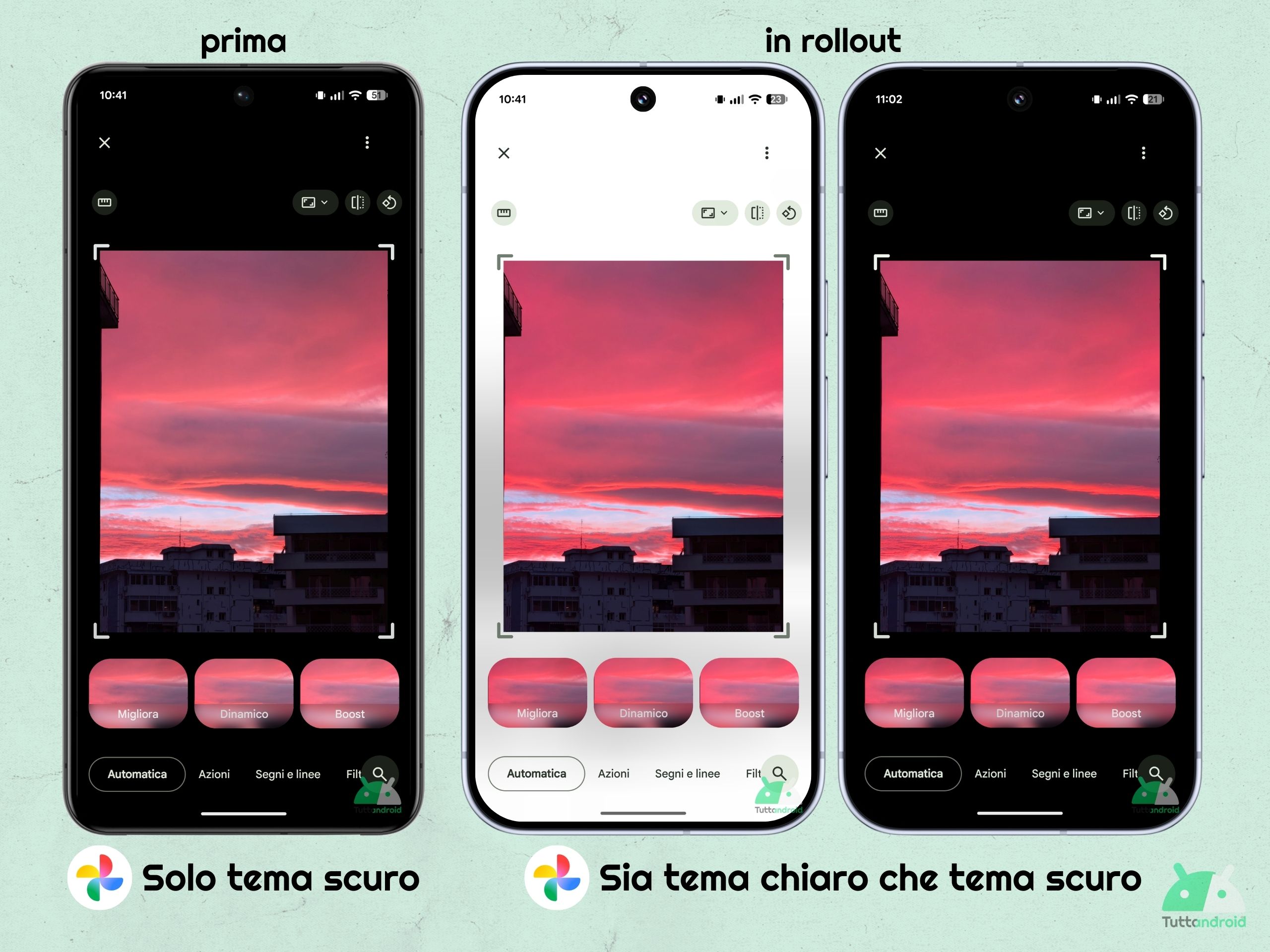 Google Photos v7.59 - Éditeur de photos avec thème clair