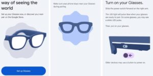 Google révèle accidentellement le logiciel de ses lunettes intelligentes