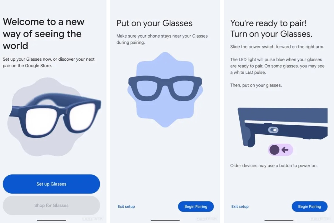 occhiali smart google