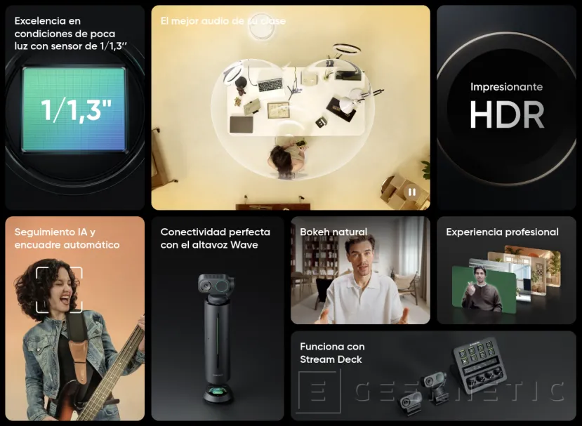 Geeknetic Insta360 lance les Link 2 Pro et Link 2C Pro, deux nouvelles webcams 4K avec grands capteurs et suivi AI 2