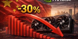 NVIDIA réduit de 30 % la fourniture de GPU à la Chine début 2026 et le marché sent déjà la hausse