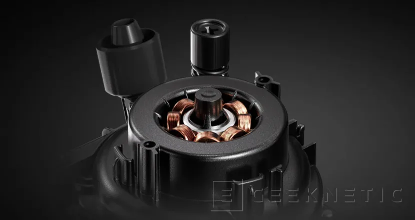 Geeknetic Le nouveau RL AiO Antec Vortex View 360 dispose d'un écran de 5 pouces sur la tête que vous pouvez faire pivoter et orienter sans outils 3