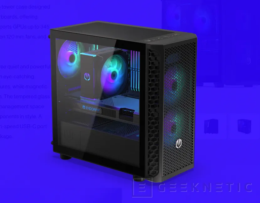 Geeknetic Les nouveaux boîtiers ENDORFY Signum M30 au format microATX peuvent accueillir jusqu'à 7 ventilateurs 2
