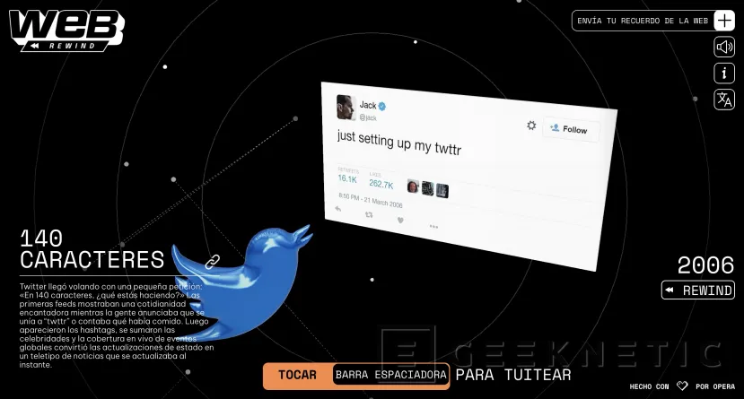 Geeknetic Opera fête ses 30 ans avec Web Rewind : un musée interactif retraçant trois décennies d'histoire d'Internet 2