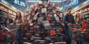 AMD dépasse pour la première fois la part des revenus de 40 % pour ses processeurs de serveur