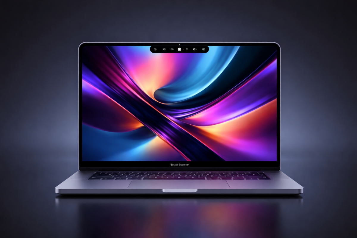 Apple prépare une refonte de ses MacBook Pro 14 et 16 avec Dynamic Island et dalles OLED avec gestes tactiles