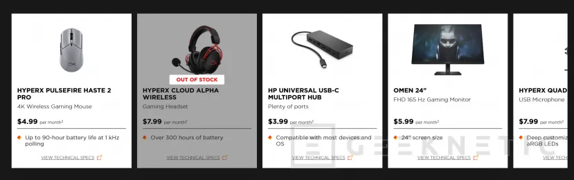 Geeknetic HP lance un modèle d'abonnement incluant les ordinateurs portables de jeu OMEN à partir de 49,99 $ par mois 2