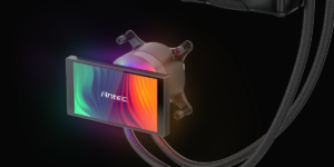 Le nouveau RL AiO Antec Vortex View 360 dispose d&rsquo;un écran de 5 pouces sur la tête que vous pouvez faire pivoter et orienter sans outils