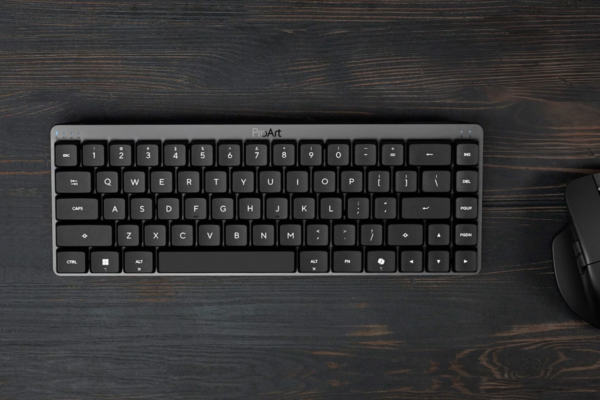 Nouveau clavier pour les professionnels ASUS ProArt KD300, profil bas, interrupteurs secteur et batterie jusqu'à 16 mois