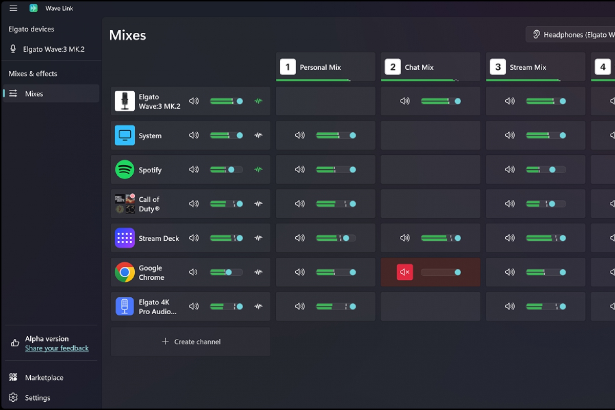 Elgato Wave Link 3.0 : un centre de contrôle gratuit pour les créateurs de contenu