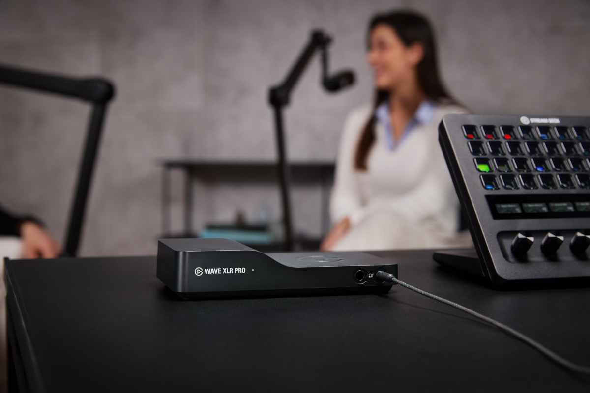 Connectez deux microphones XLR avec 80 dB de gain au nouveau Elgato Wave XLR Pro