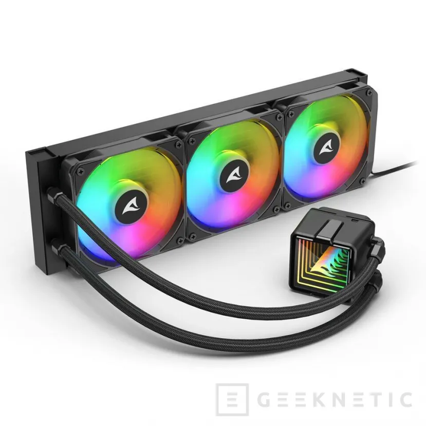 Geeknetic Sharkoon entre dans la bataille du refroidissement liquide avec le S100 ARGB, un AIO de 360 mm conçu pour les équipements exigeants 3