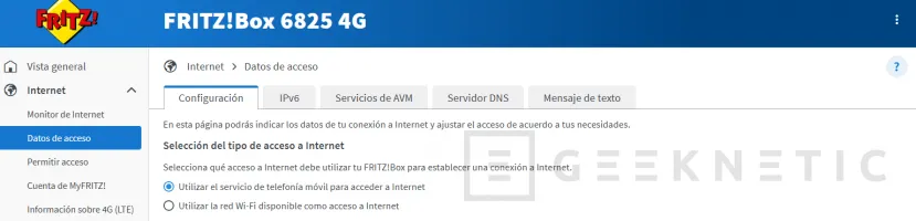 Test de la FRITZ!Box 6825 4G de Geeknetic 11