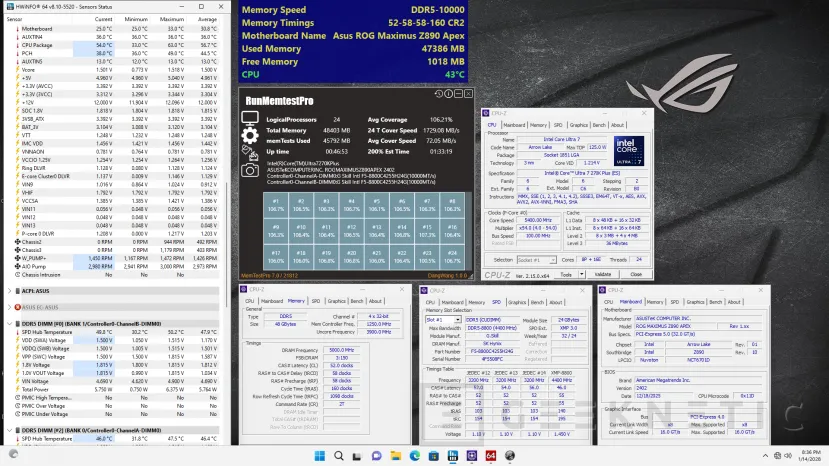Geeknetic Jusqu'à 10 000 MT/s : voilà comment G.Skill profite du nouveau Core Ultra 200S Plus 4
