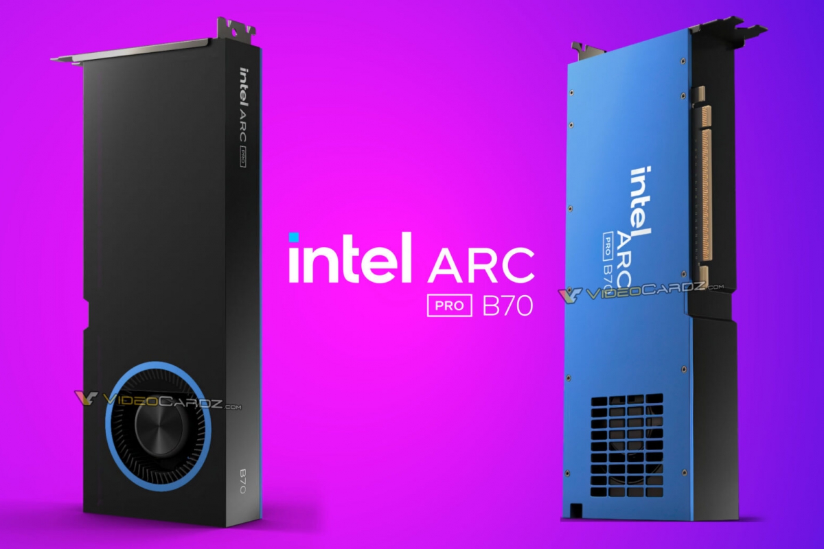 Fuite d'Intel Arc Pro B70 avec 32 Go et jusqu'à 290 W