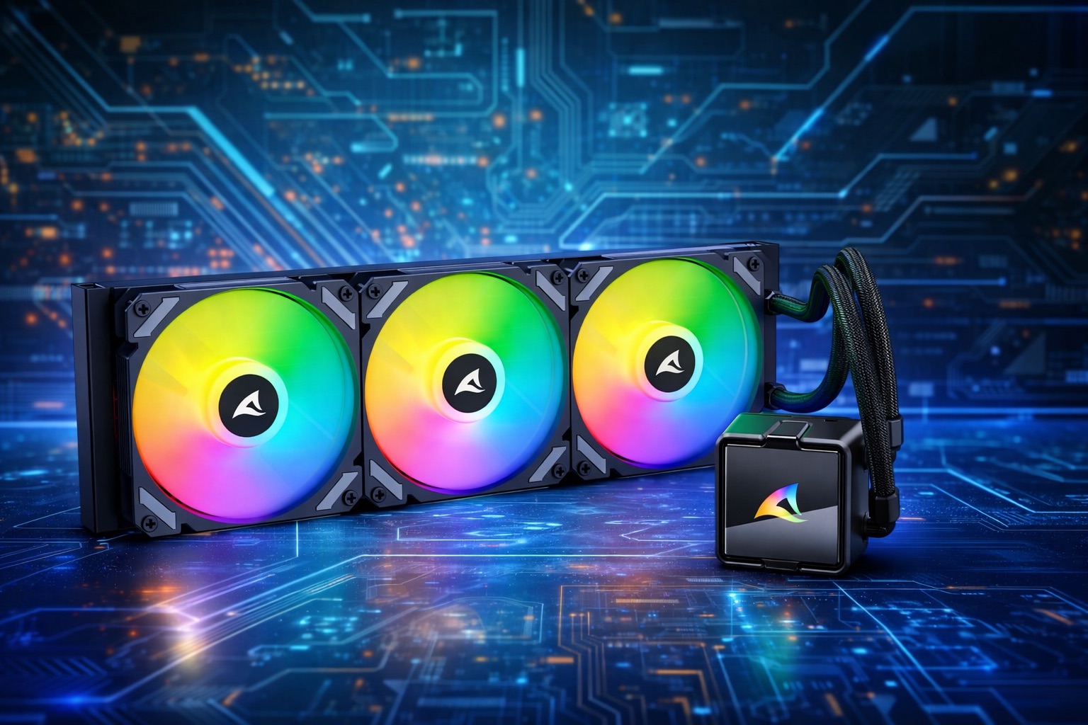 Sharkoon se lance pleinement dans l'AIO avec les S40, S50 ARGB et S60 ARGB pour attaquer le milieu de gamme sur plusieurs fronts