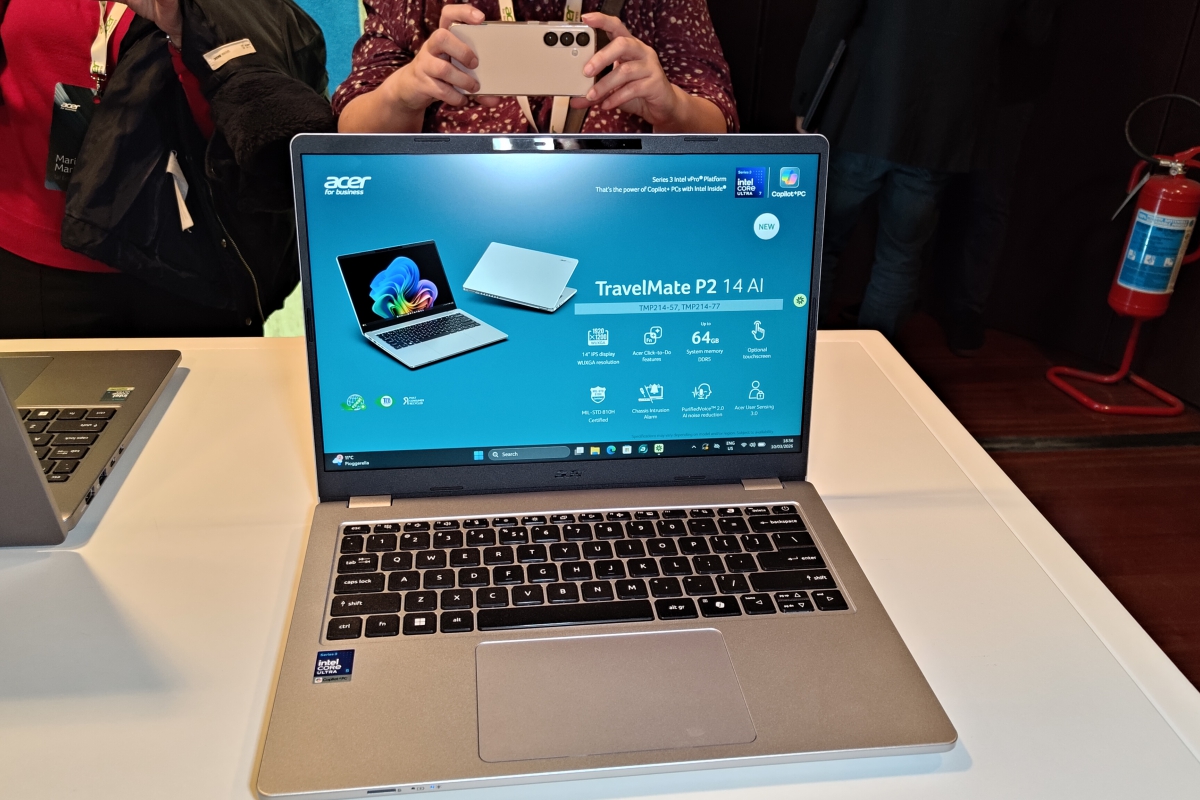 Acer renouvelle ses ordinateurs portables professionnels TravelMate avec processeurs Intel Core Ultra Series 3 et compatibilité avec Copilot+