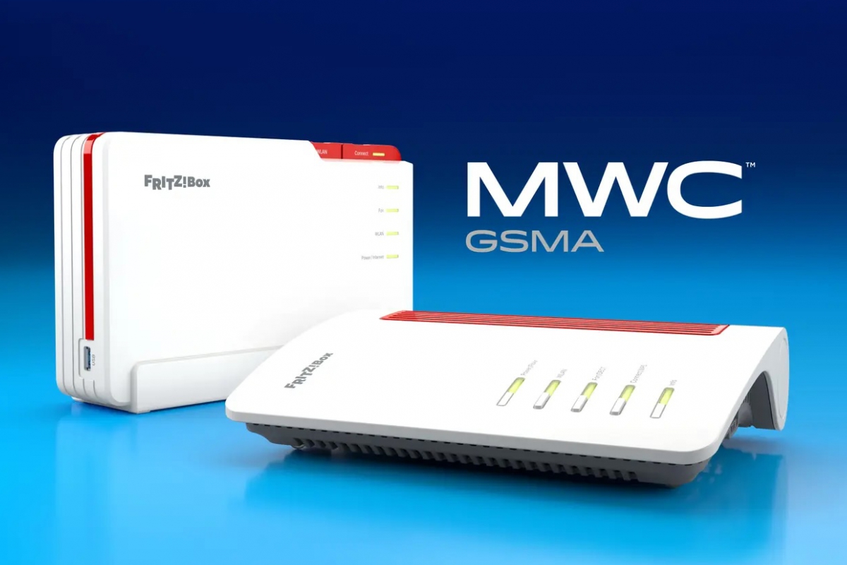 Fibre 10 Gbit/s et WiFi 7 portable : tel a été le déploiement de FRITZ ! réseaux. au MWC 2026