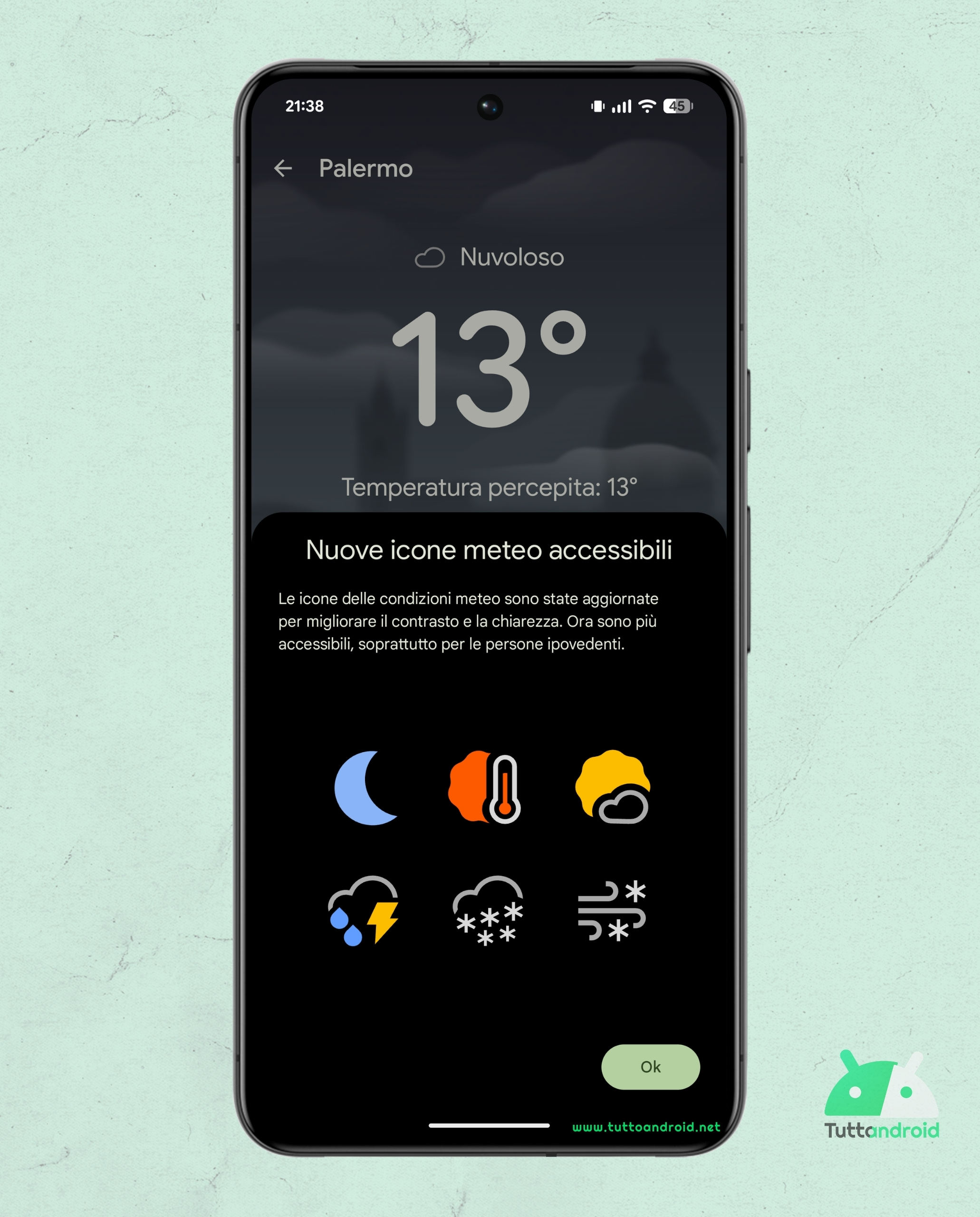 Pixel Weather v1.1.20251230 - Nouvelles icônes météo accessibles