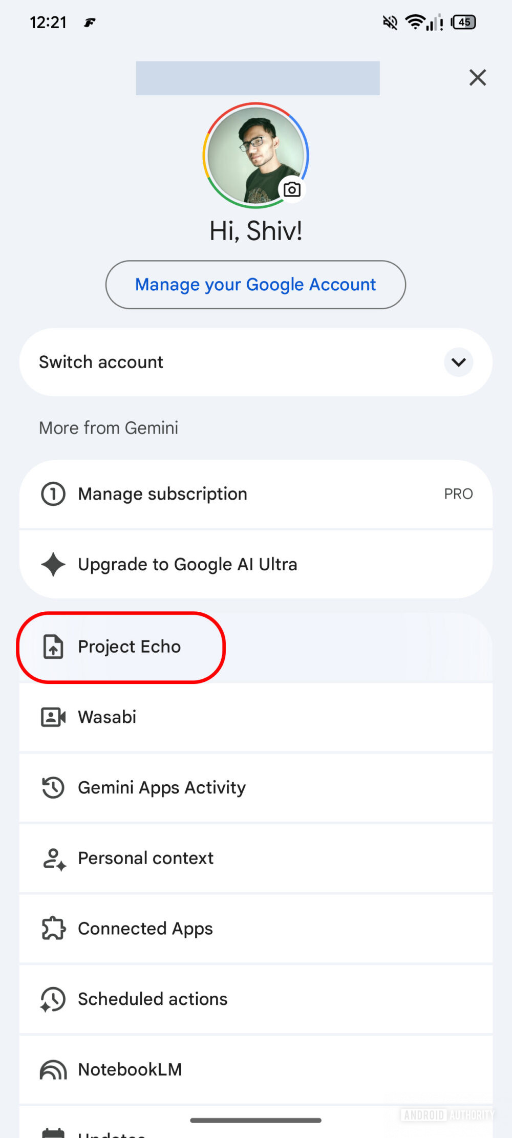 Google App v17.7.60 bêta - Gemini - Projet Echo AA