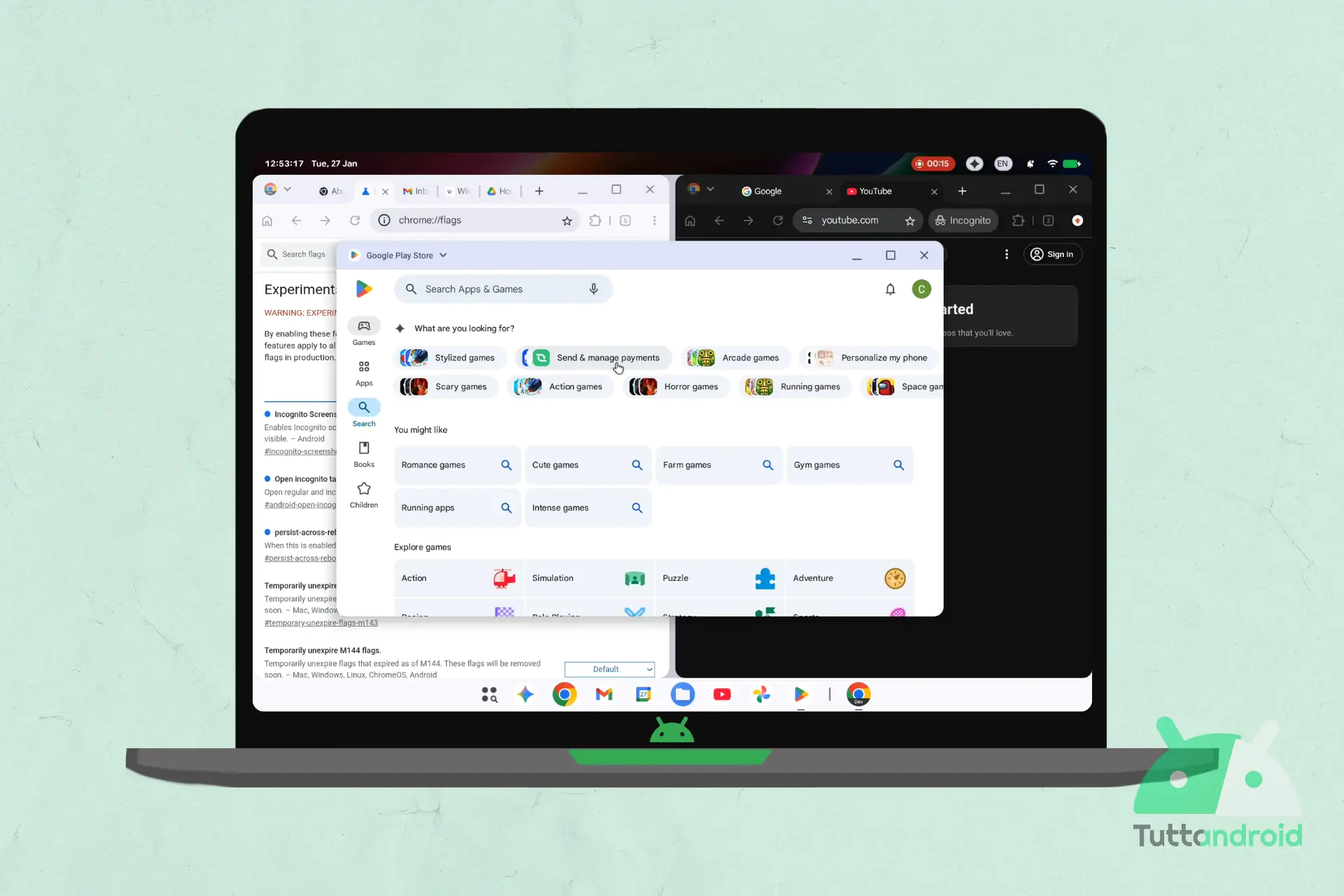Google - Aluminium OS - Android on PC concept hero