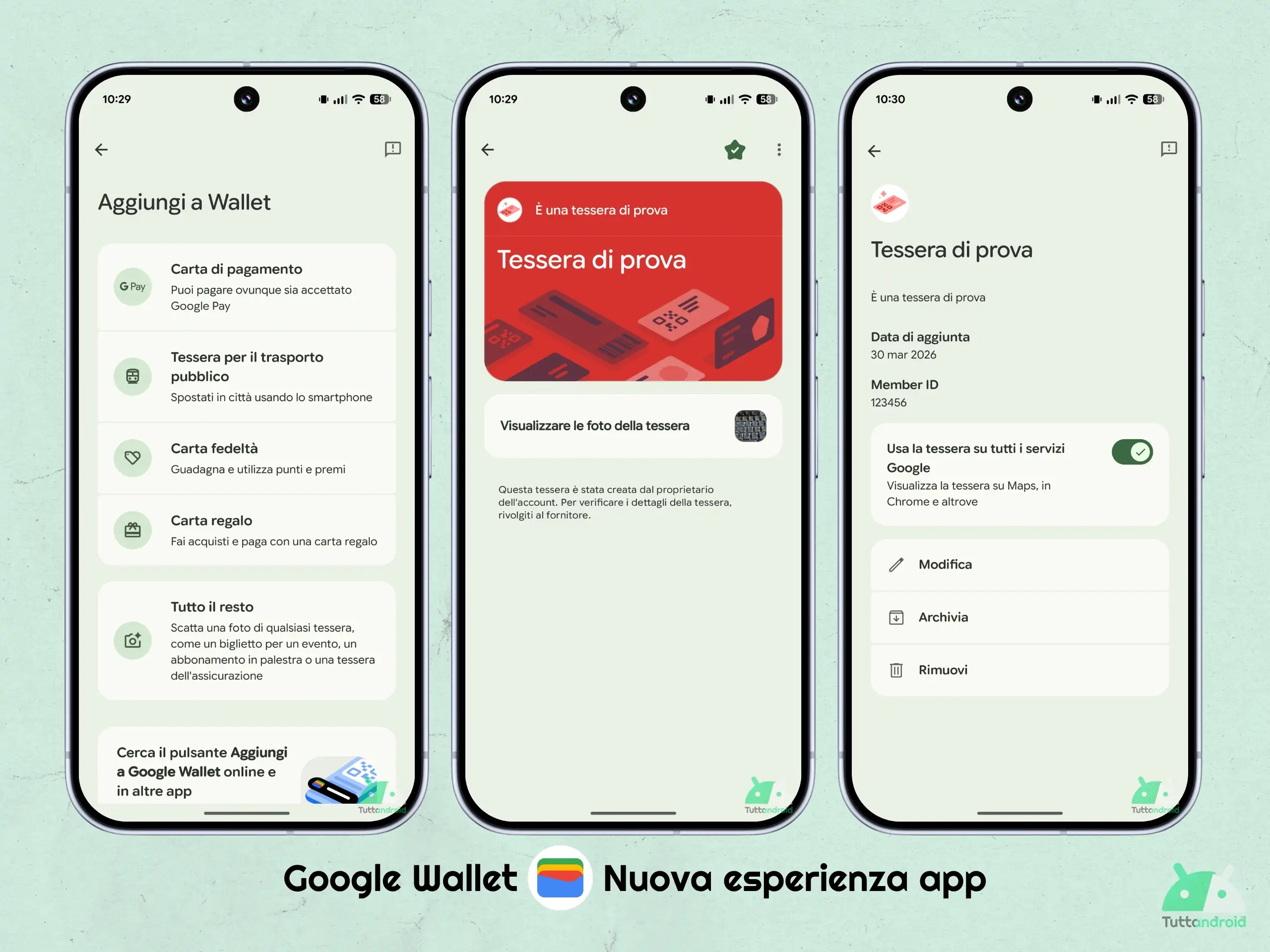 Google Wallet v26.13.895961950 - nouvelle expérience d'application