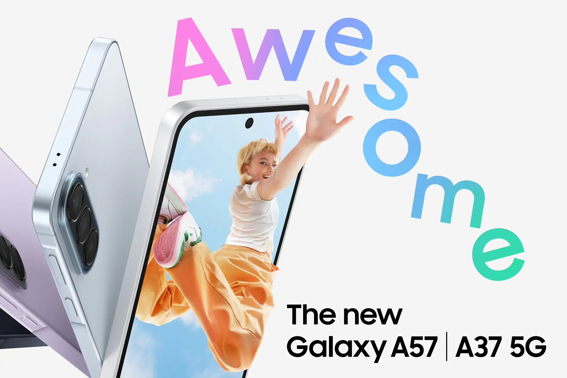 Samsung Galaxy A57 5G e Galaxy A37 5G kv