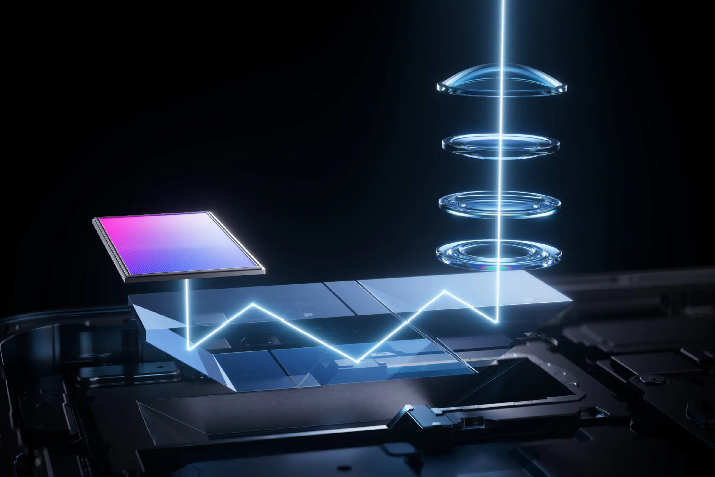 OPPO Find X9 Ultra uff - Structure de périscope à réflexion à quintuple prisme