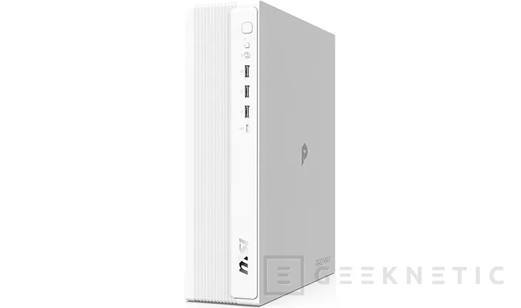 Geeknetic MSI apporte la gamme PRO MAX au Computex 2026 avec des ordinateurs de bureau, des moniteurs et des composants au design minimaliste 2