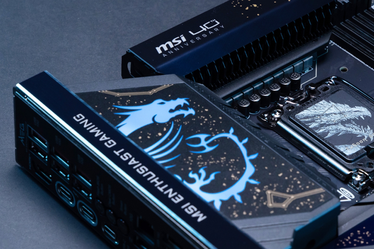 MSI fête ses 40 ans avec la carte MEG X870E ACE MAX et l'édition exclusive Titan 18 HX Draco Epic