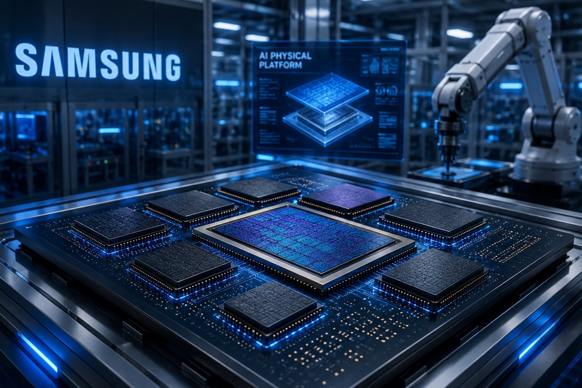 Samsung prépare la production en série d'une plateforme chiplet pour l'IA physique en 2026