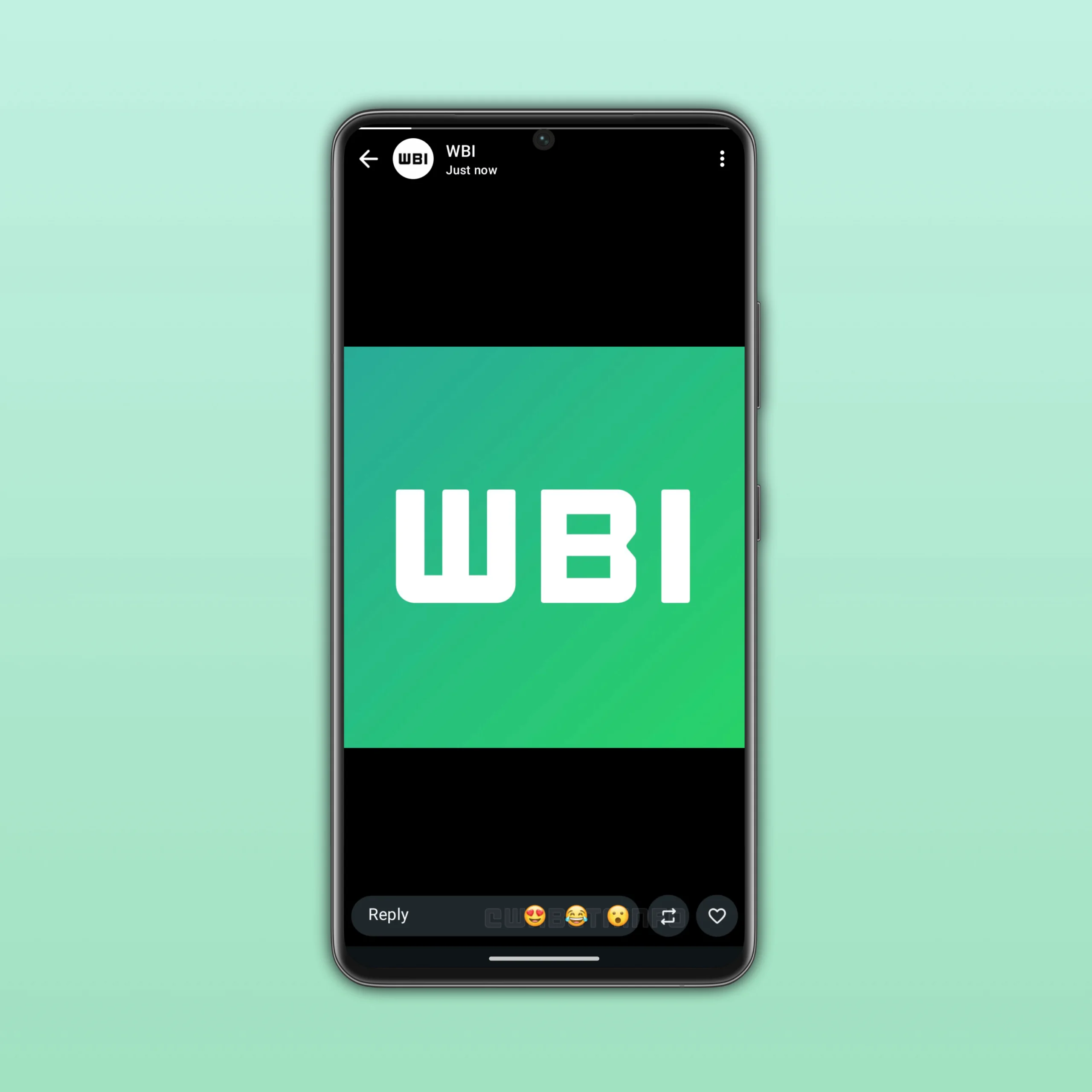 Mises à jour du statut des réactions rapides de WhatsApp Beta Android