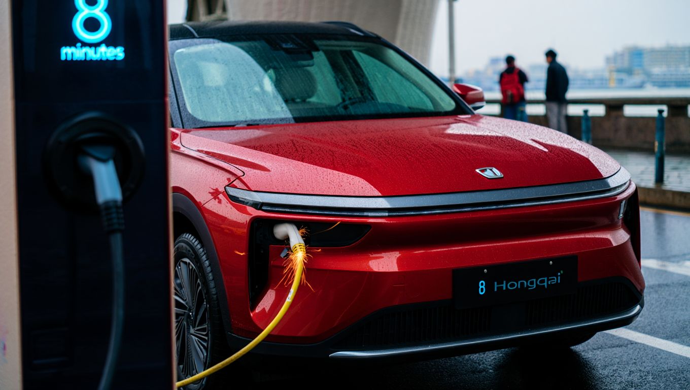 1 050 km dʼautonomie et recharge en 8 minutes: la nouvelle Hongqi électrique affole les compteurs