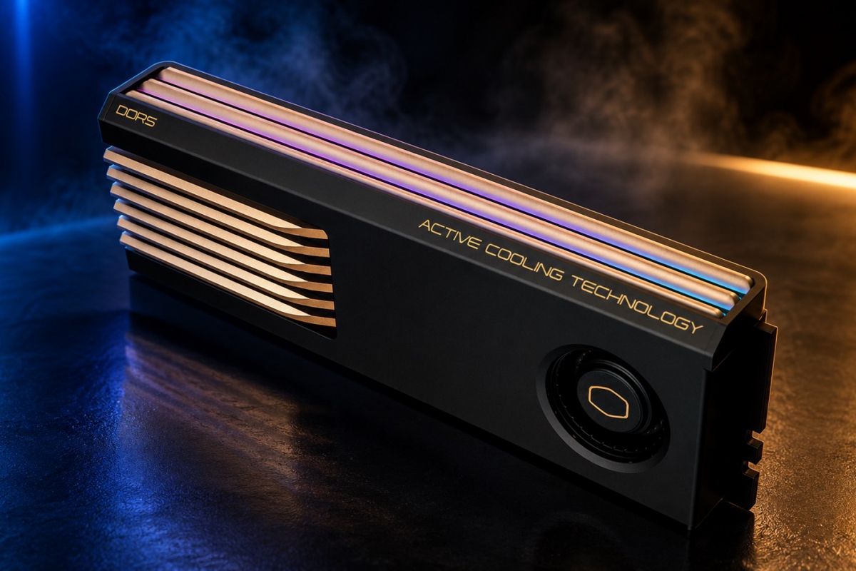 Cooler Master et G.Skill s'associent pour créer une mémoire DDR5 avec refroidissement actif et moins de 35 dB de bruit