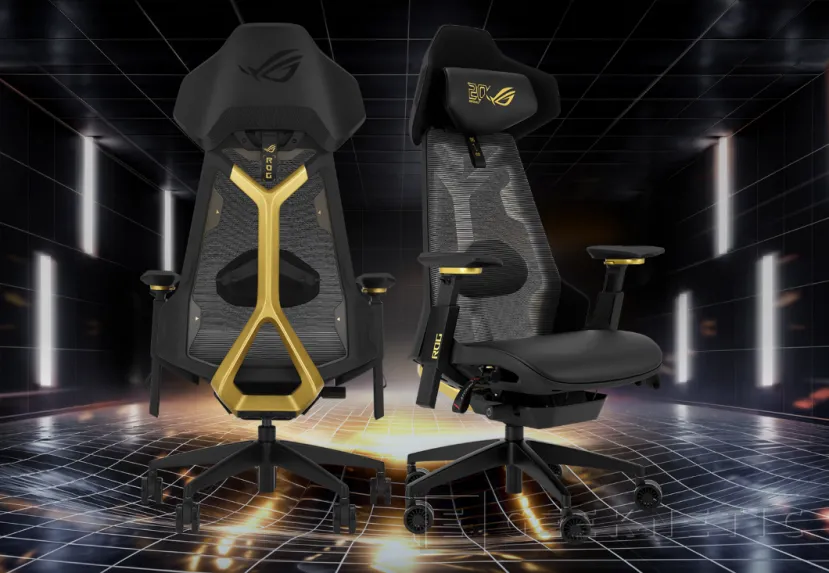 Geeknetic Une souris de 65 000 DPI et un clavier en fibre de carbone plaqué or 24 carats parmi les nouveaux périphériques ASUS ROG 20e anniversaire 8