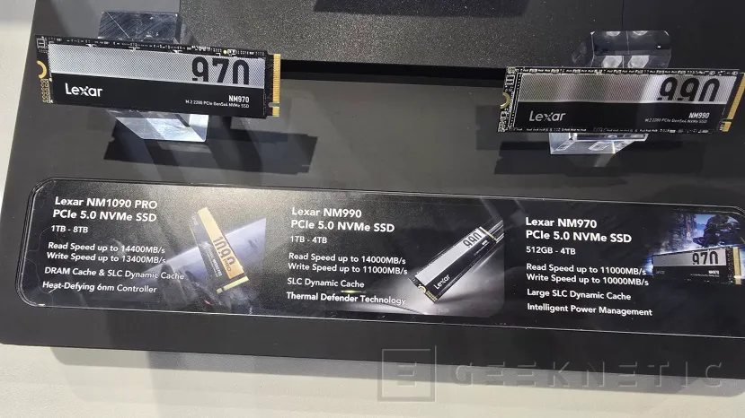 Geeknetic Lexar présente des disques SSD pour l'ère de l'IA avec jusqu'à 8 To et 14 000 Mo/s en lecture 3