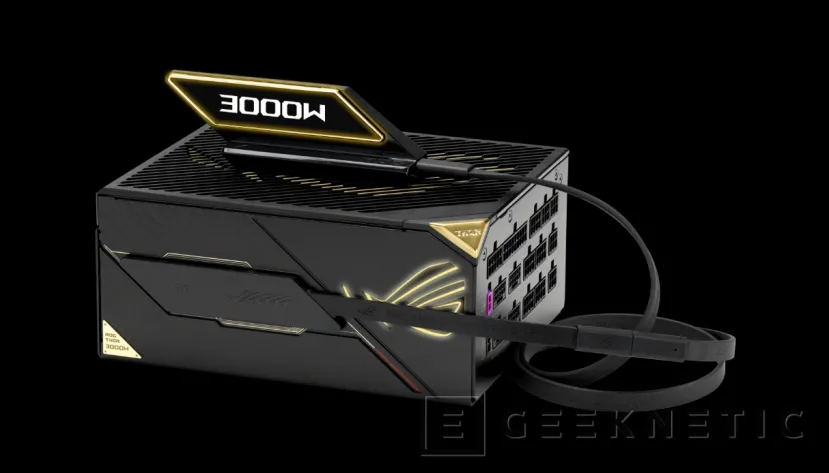 Geeknetic ASUS ROG Thor 3000W Titanium III Edition 20 : l'alimentation conçue pour prendre en charge quatre graphiques RTX 5090 en même temps 2