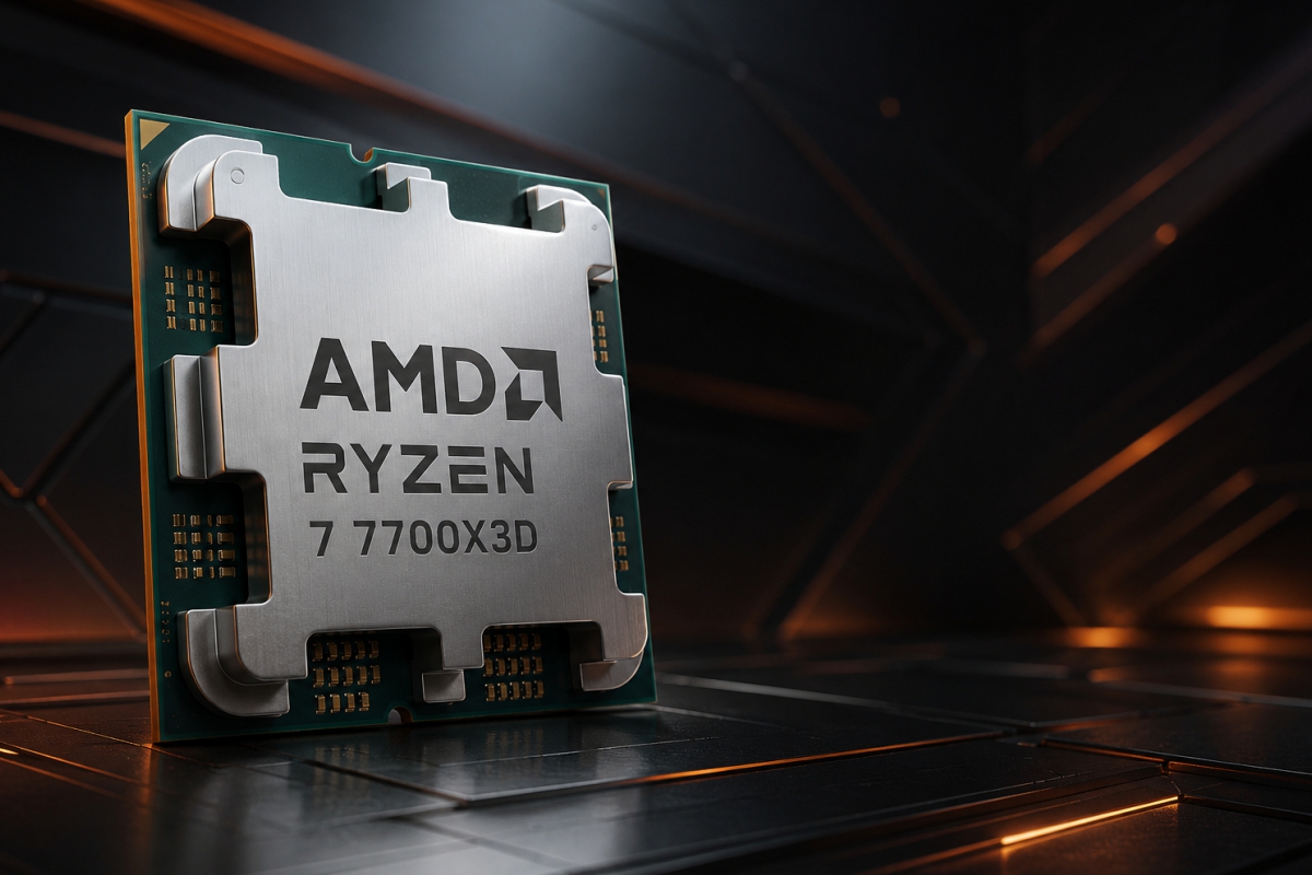 AMD présente le Ryzen 7 7700X3D au Computex 2026 avec une fréquence maximale de 4,5 Ghz et 120 W TDP