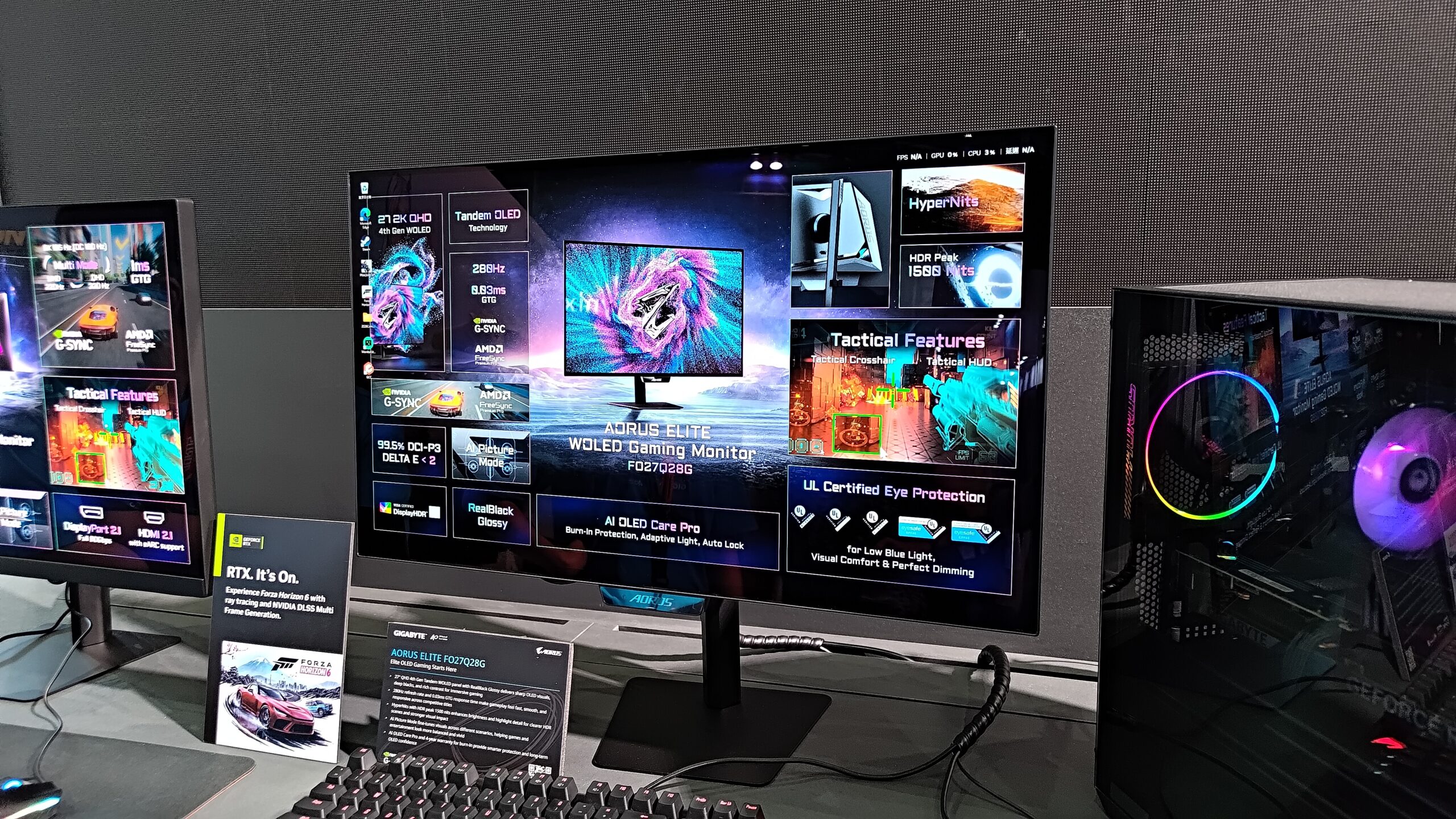 GIGABYTE présente ses nouveaux moniteurs AORUS ELITE avec OLED de quatrième génération et une mini LED 5K de 27 pouces au Computex 2026
