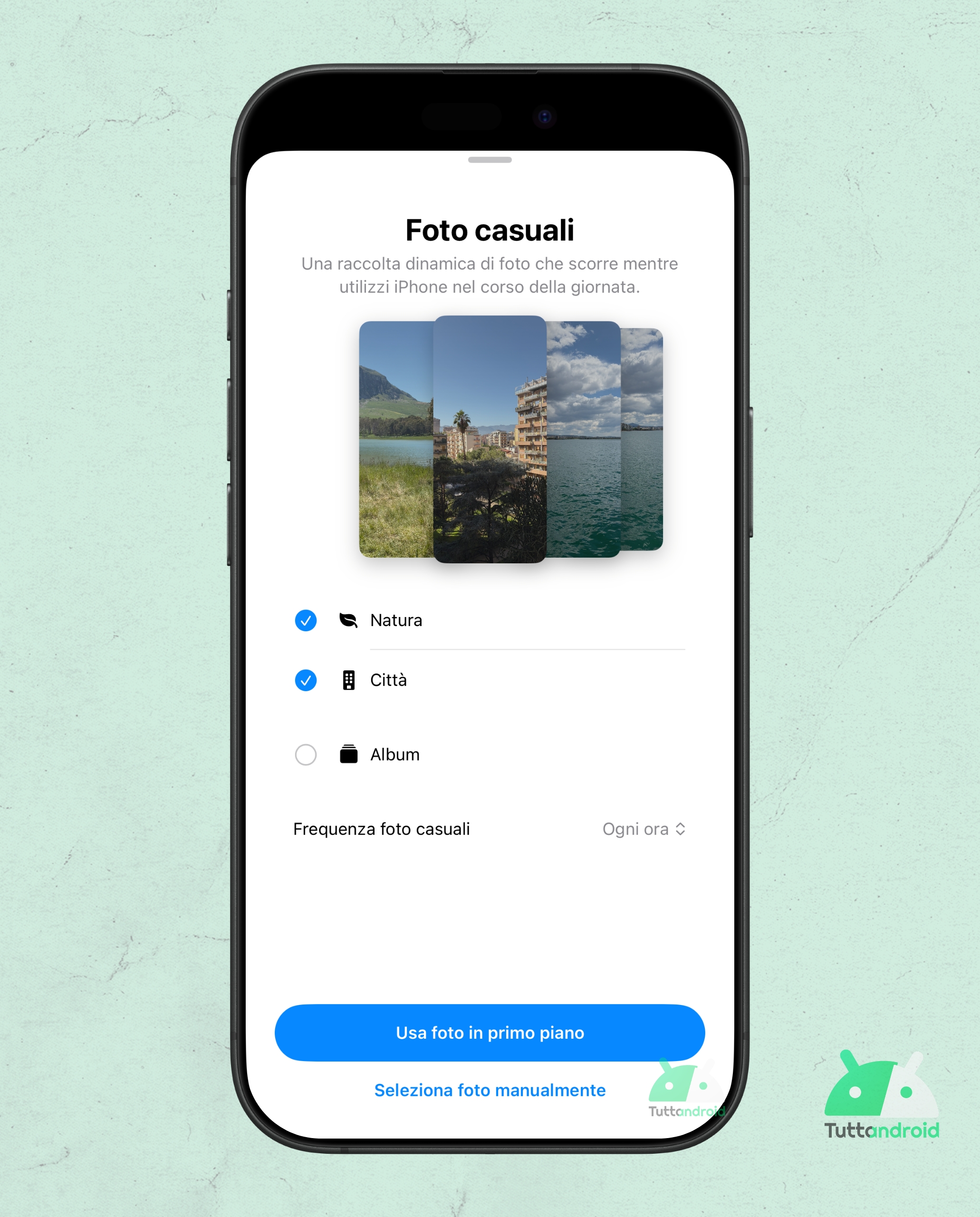 Apple iOS 26 - Fonds d'écran - Photos aléatoires